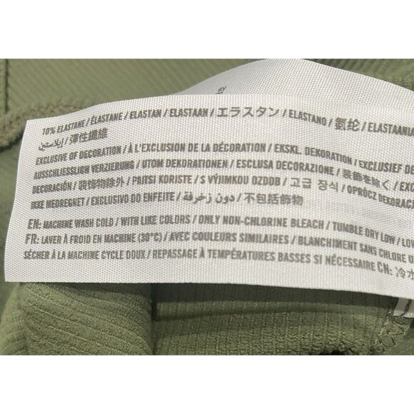 Abercrombie & Fitch Soft AF Collection Size Womens Medium Green Ribbed Tank - Picture 8 of 8